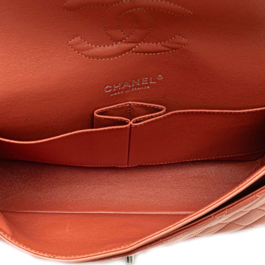 Chanel Medium Classic Lambskin Double Flap - 4