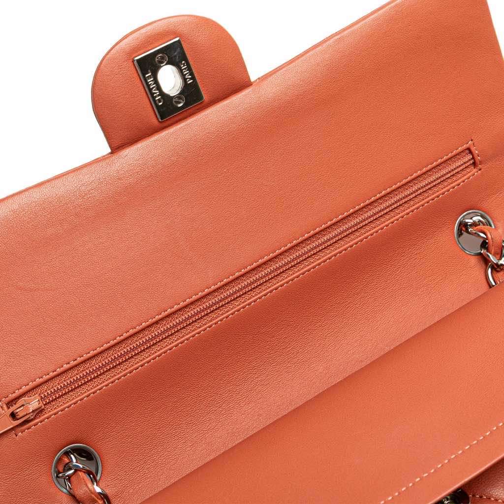 Chanel Medium Classic Lambskin Double Flap - Image 10