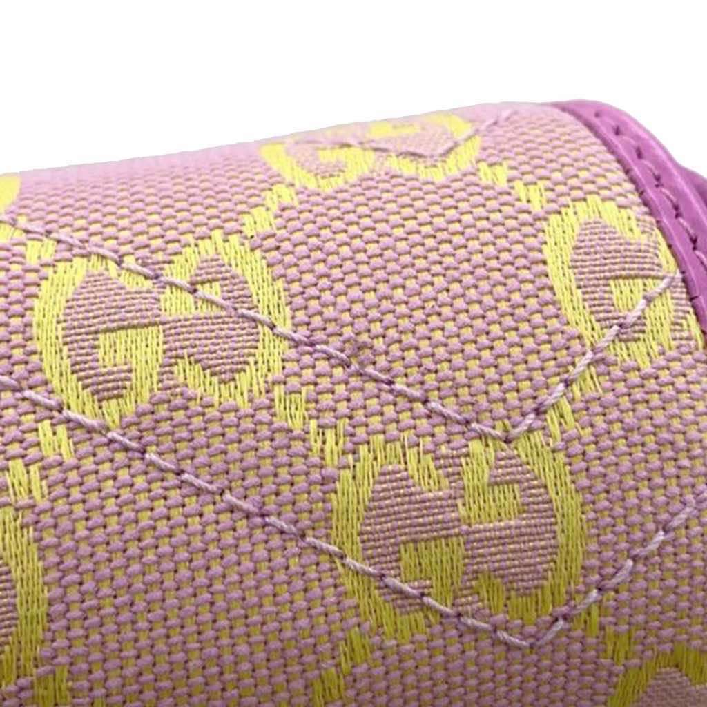 Gucci Super Mini GG Marmont Matelasse Canvas Flap Crossbody - Image 12