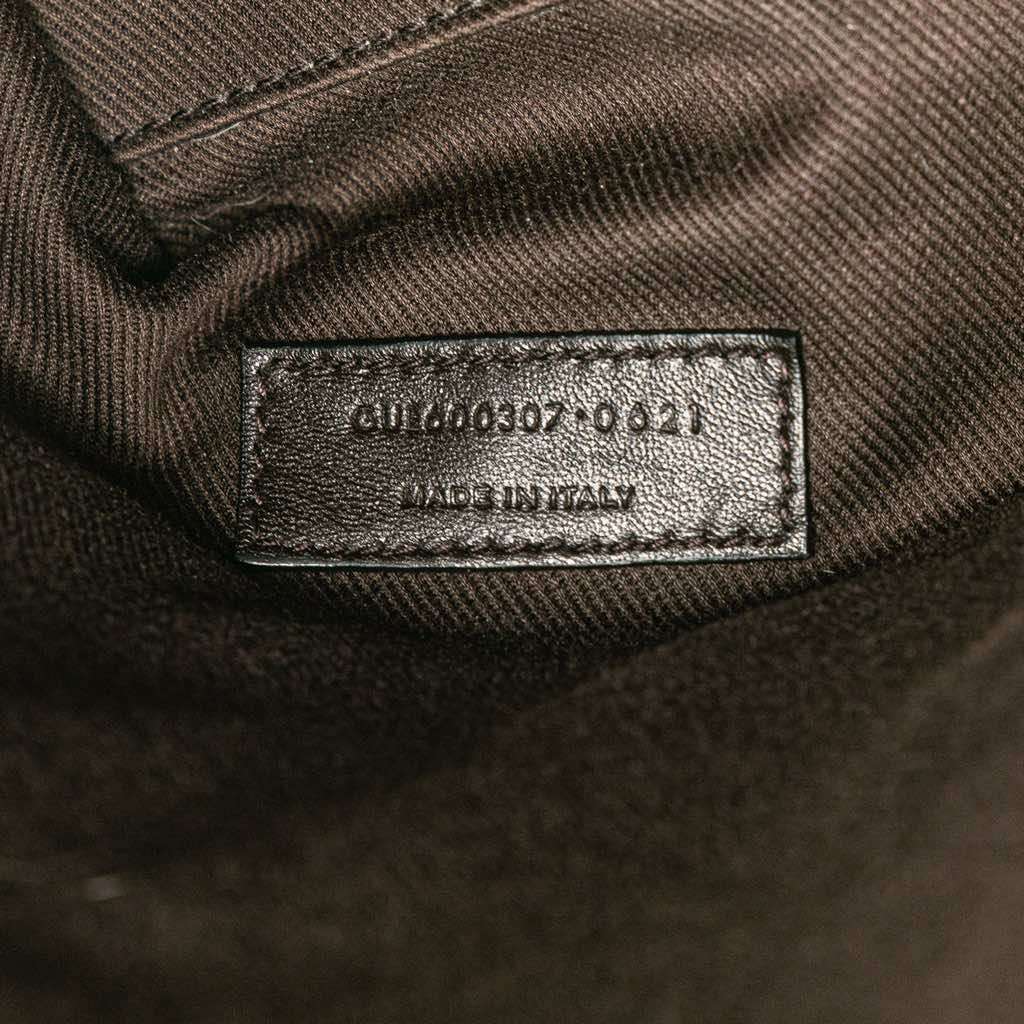 Saint Laurent Le Monogramme Coated Canvas and Leather Shopper Tote - Detail 1