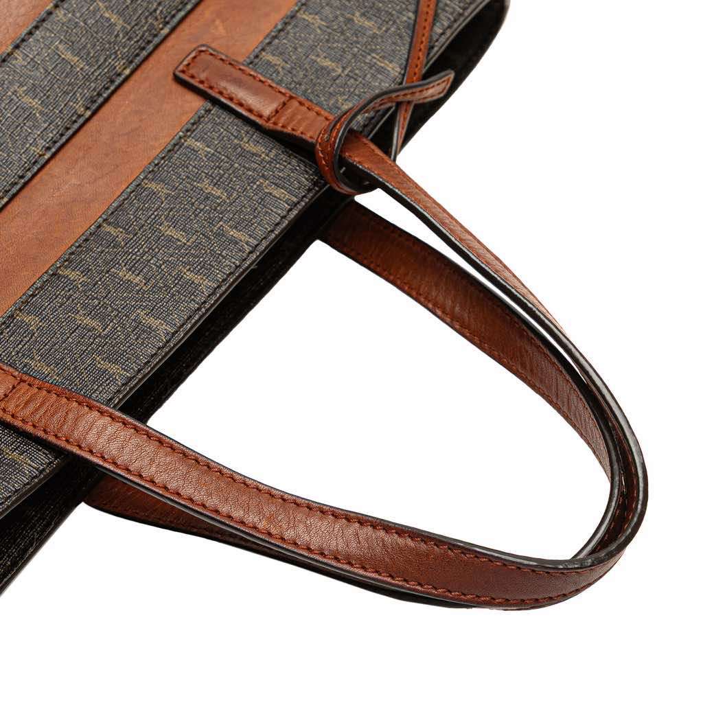 Saint Laurent Le Monogramme Coated Canvas and Leather Shopper Tote - Image 10