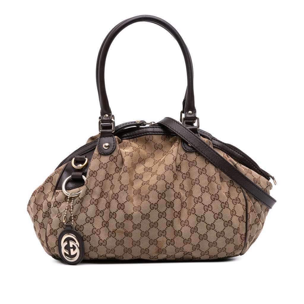 Gucci GG Canvas Sukey Satchel