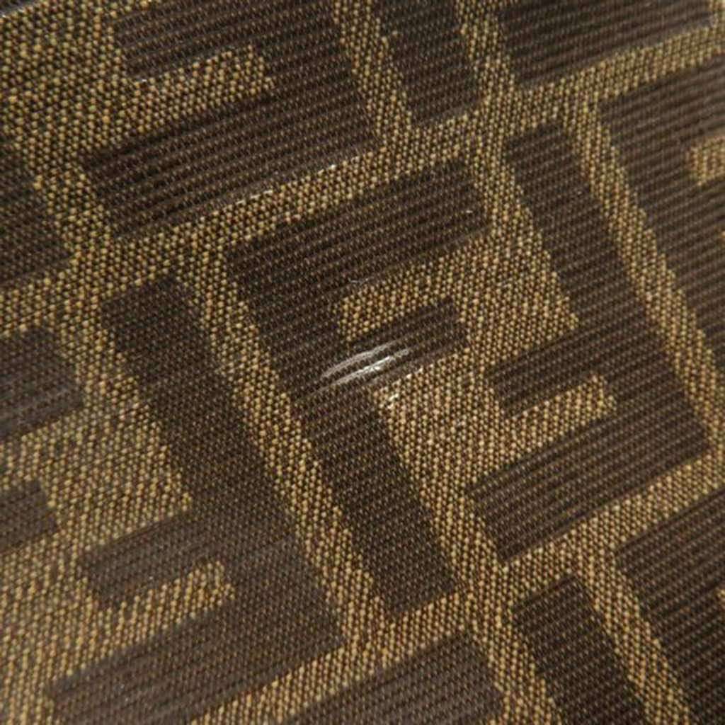 Fendi Zucca Glazed Fabric Cage Baguette - Detail 2