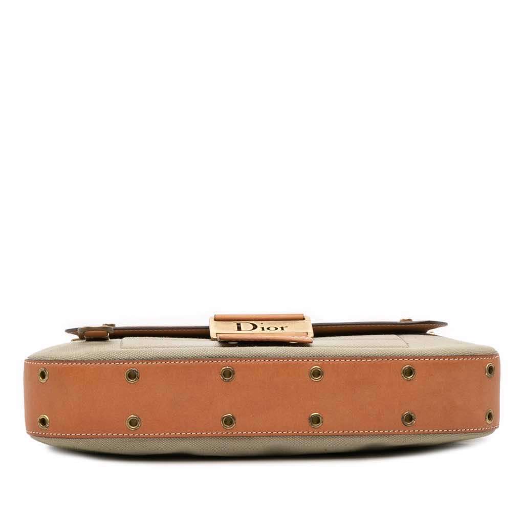 Dior Canvas and Leather Street Chic Columbus Shoulder Bag - 3