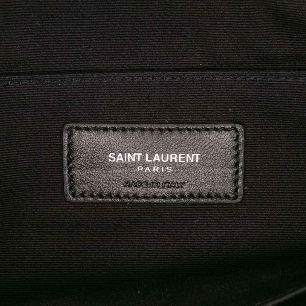 Saint Laurent Leather Star Rider Tablet Pouch - Side view