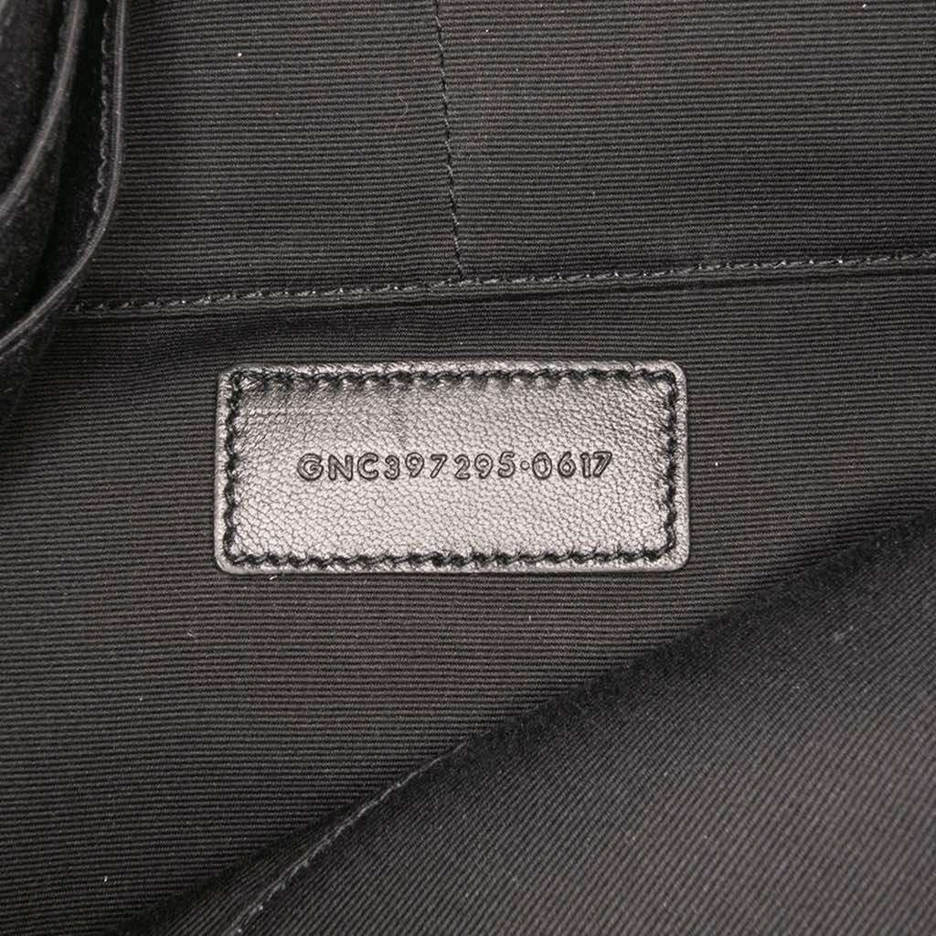 Saint Laurent Leather Star Rider Tablet Pouch - Detail 1