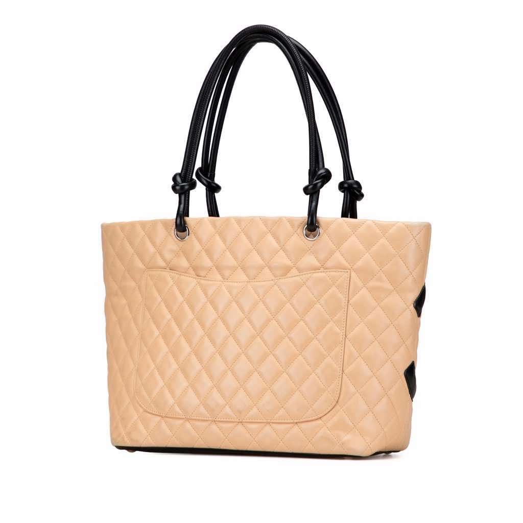 Chanel Large Quilted Lambskin Cambon Ligne Tote - 2