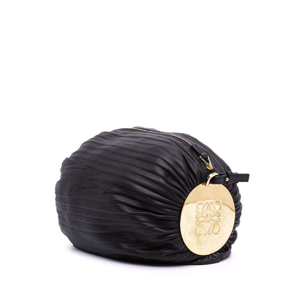 Loewe Pleated Nappa Bracelet Pouch - Back view
