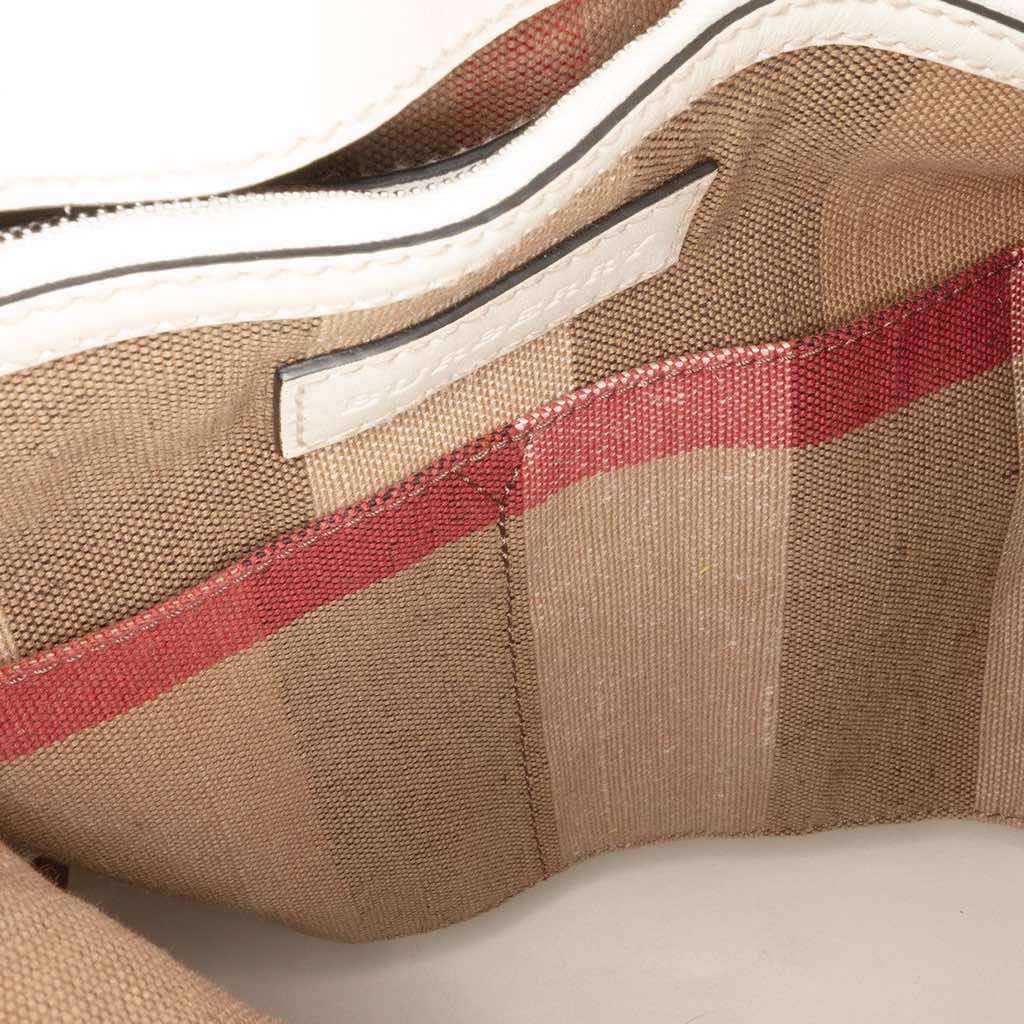 Burberry Medium Mega Check Canvas Ashby Bucket Bag - 5