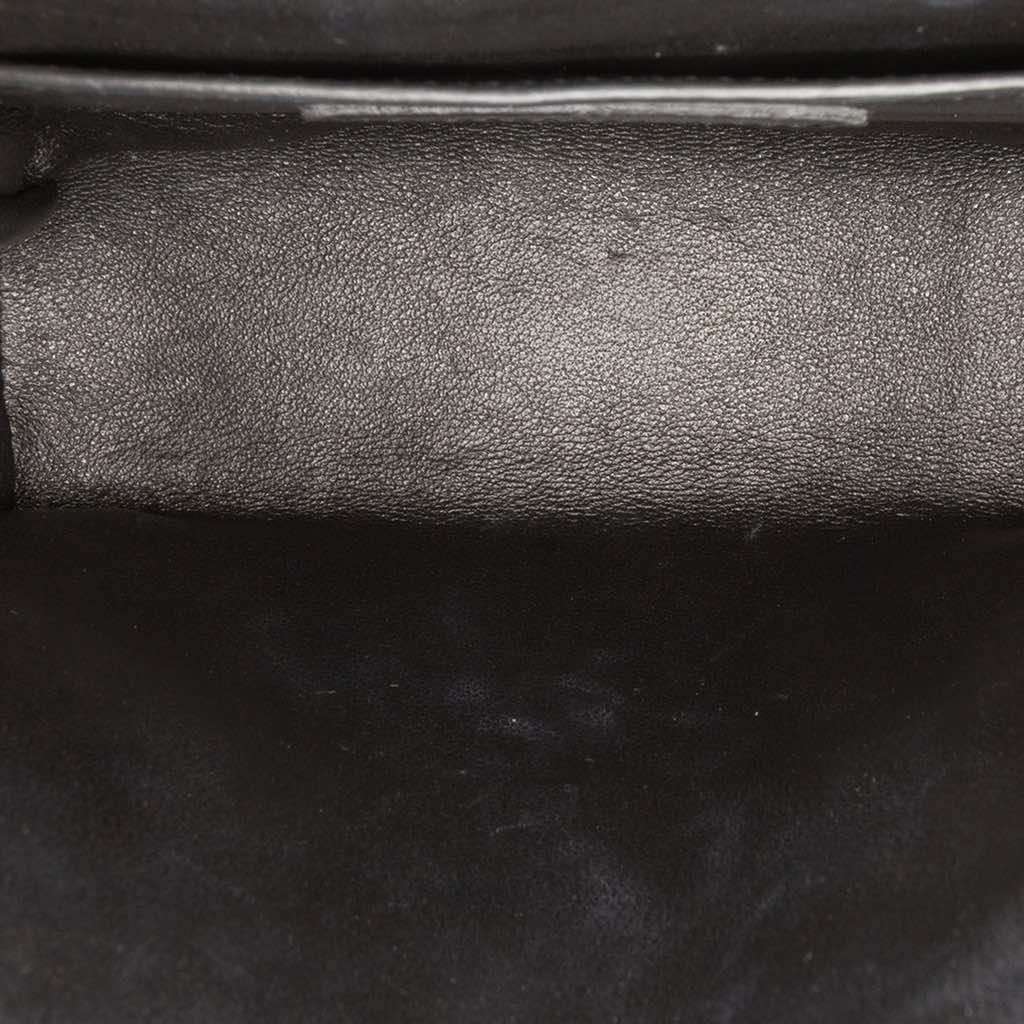 Saint Laurent Small Lambskin Monogram Vicky Chain Bag - 4