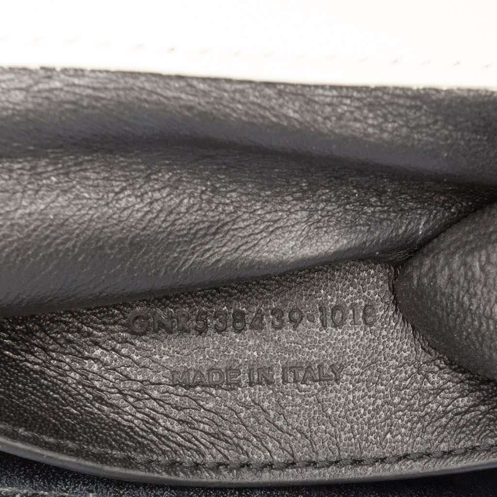 Saint Laurent Small Lambskin Monogram Vicky Chain Bag - Side view