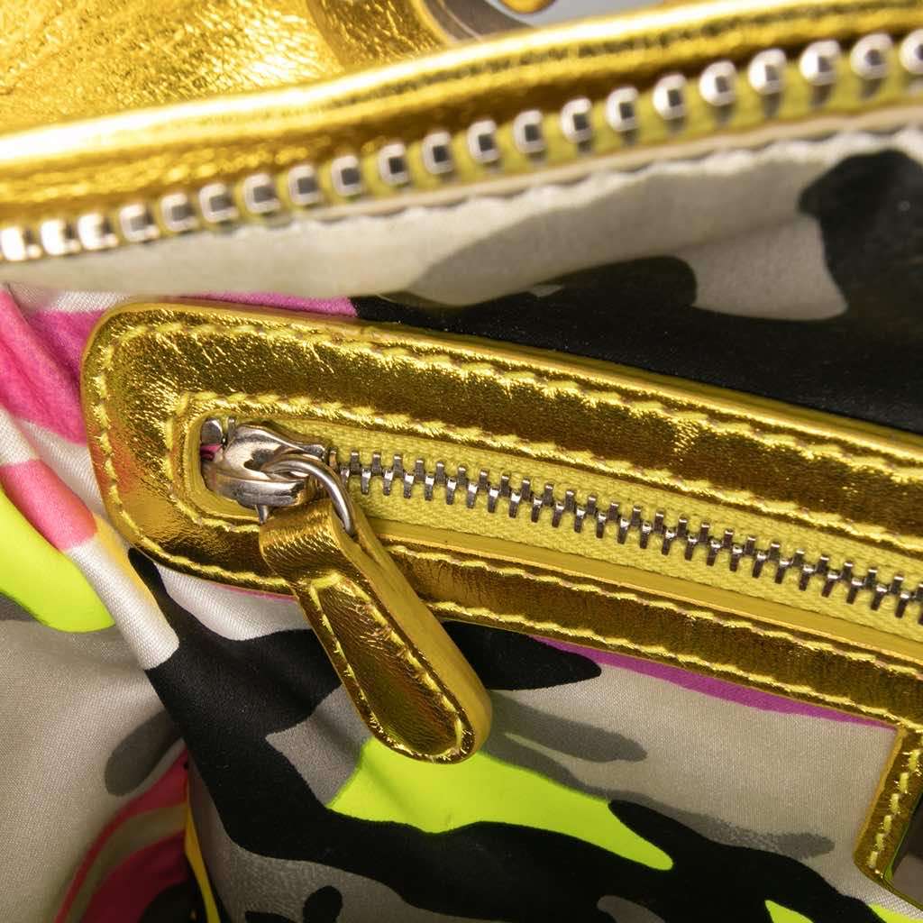 Dior Anselm Reyle Medium Metallic Lambskin Cannage Lady Dior - Detail 2