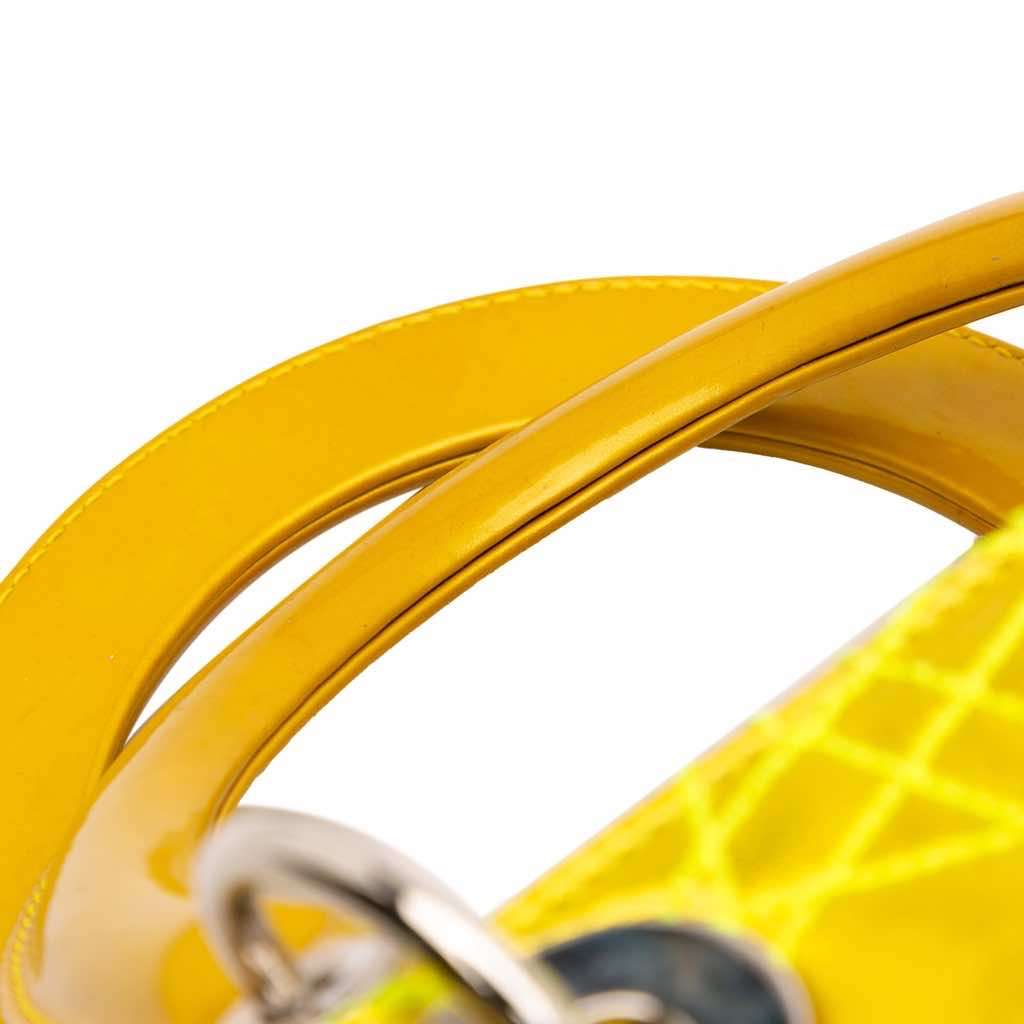 Dior Anselm Reyle Medium Metallic Lambskin Cannage Lady Dior - Image 12