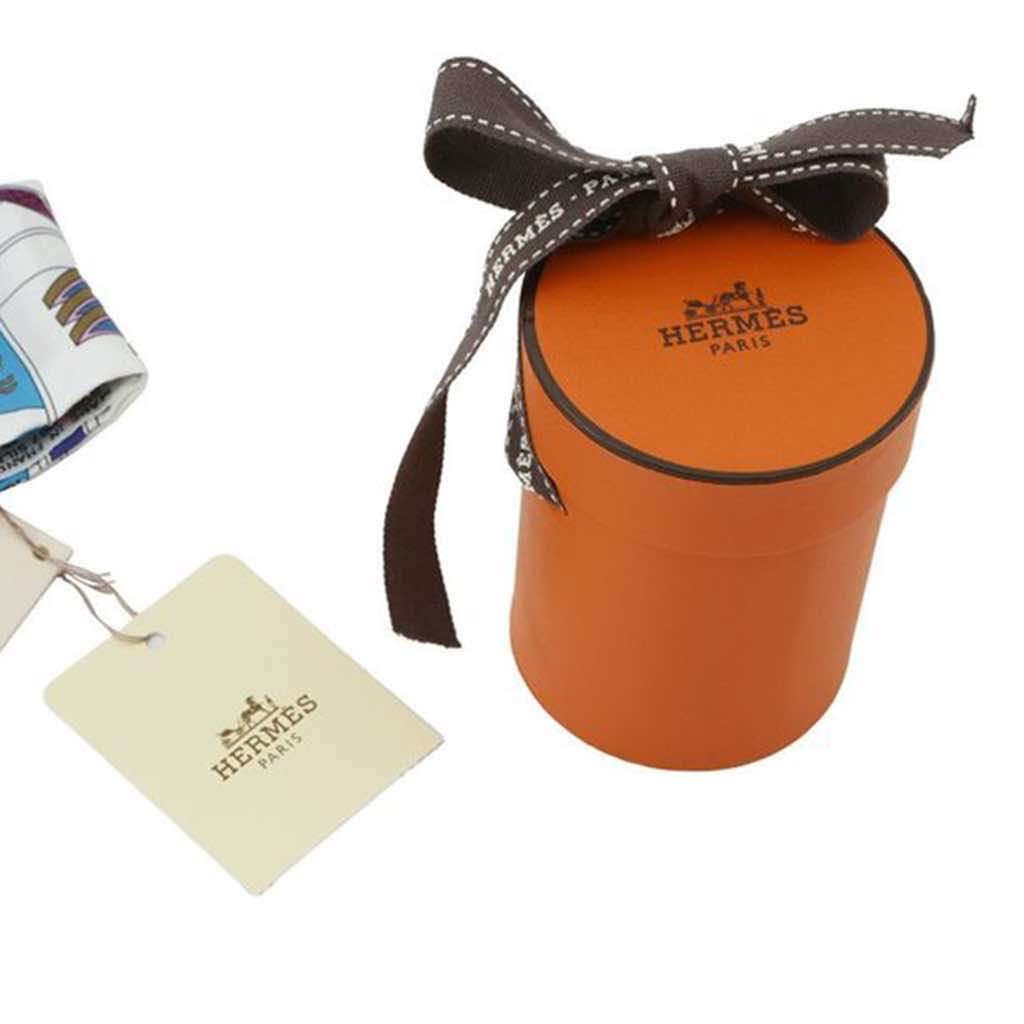 Hermès La Maison des Carres Silk Twilly Scarf - Detail 2