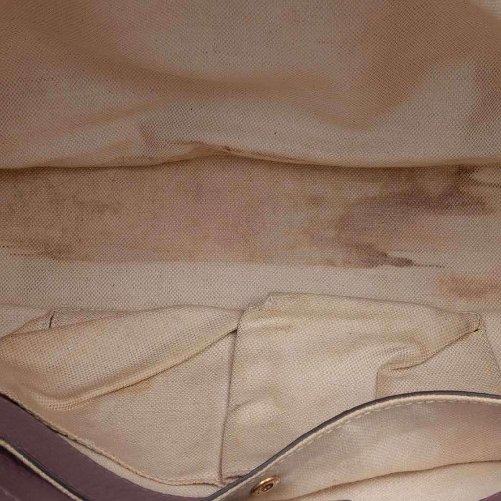 Gucci Medium Calfskin Bamboo Shopper Satchel - Detail 2