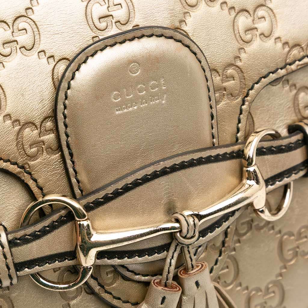 Gucci Medium Guccissima Emily Shoulder Bag - Image 11
