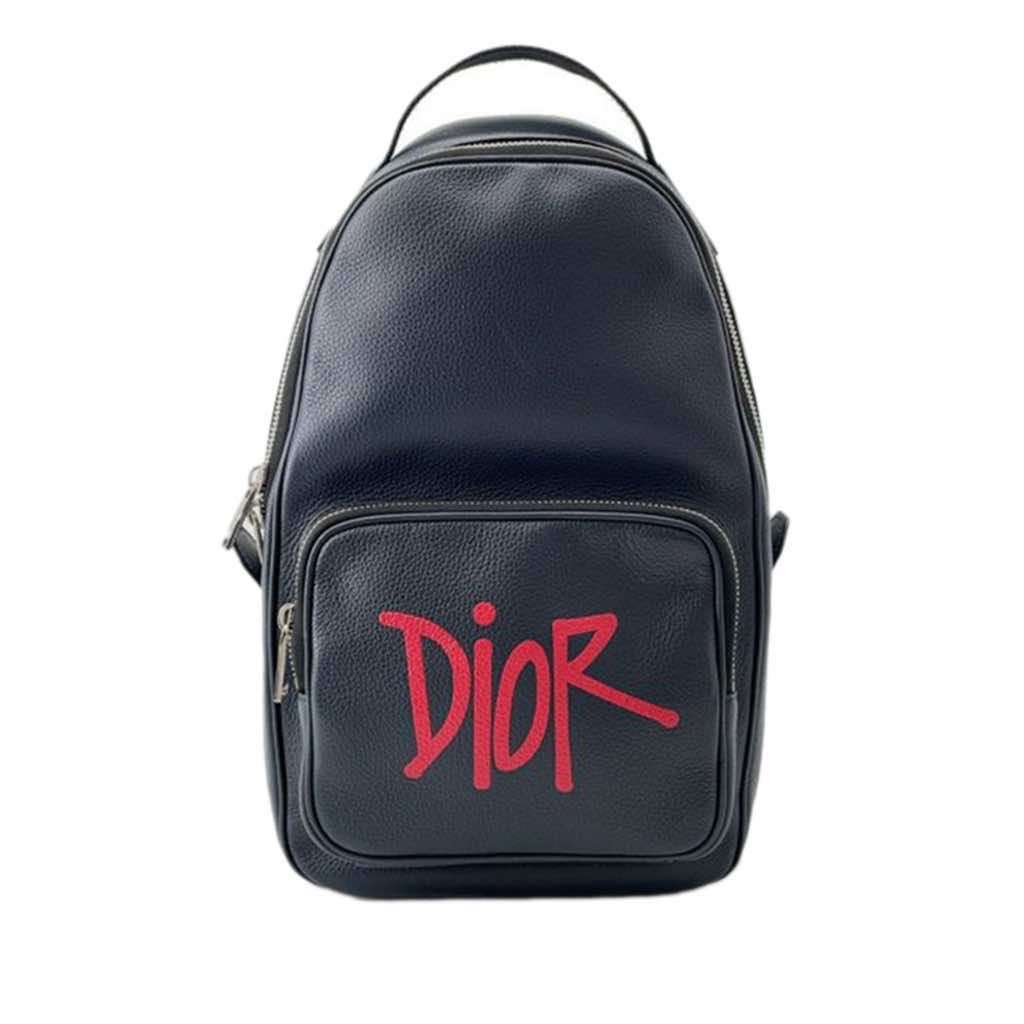 Dior Shawn Stussy Grained Calfskin Year of the Ox Sling Bag