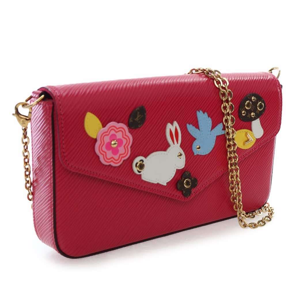 Louis Vuitton Epi Pochette Felicie Patchwork - Back view