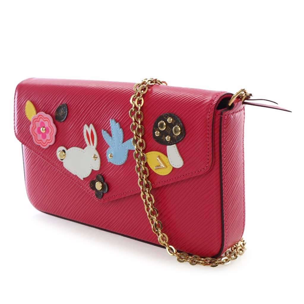 Louis Vuitton Epi Pochette Felicie Patchwork - Side view