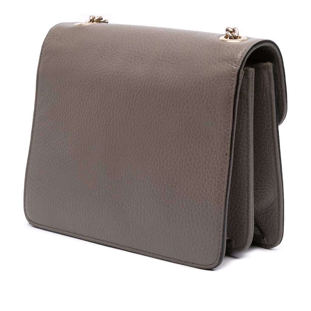 Gucci Small Dollar Calfskin Interlocking G Crossbody - Back view