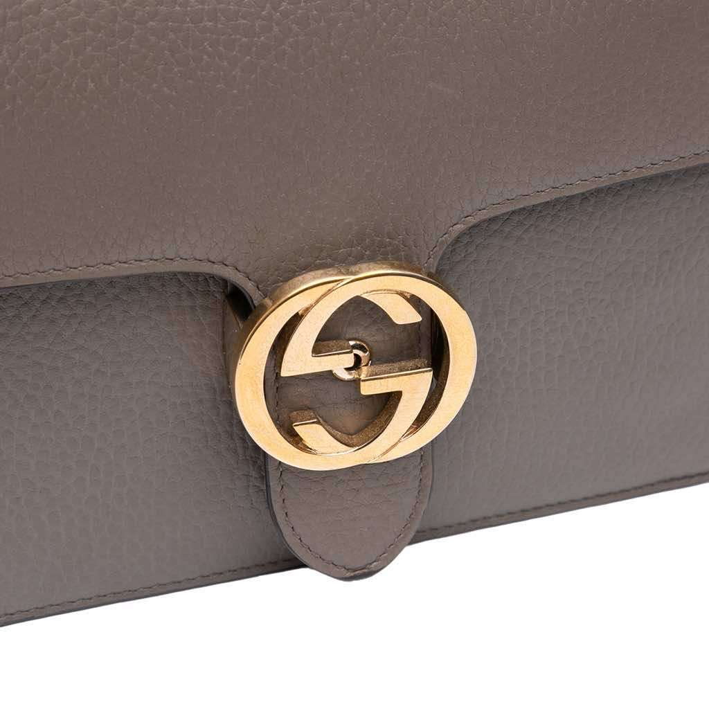 Gucci Small Dollar Calfskin Interlocking G Crossbody - Detail 1
