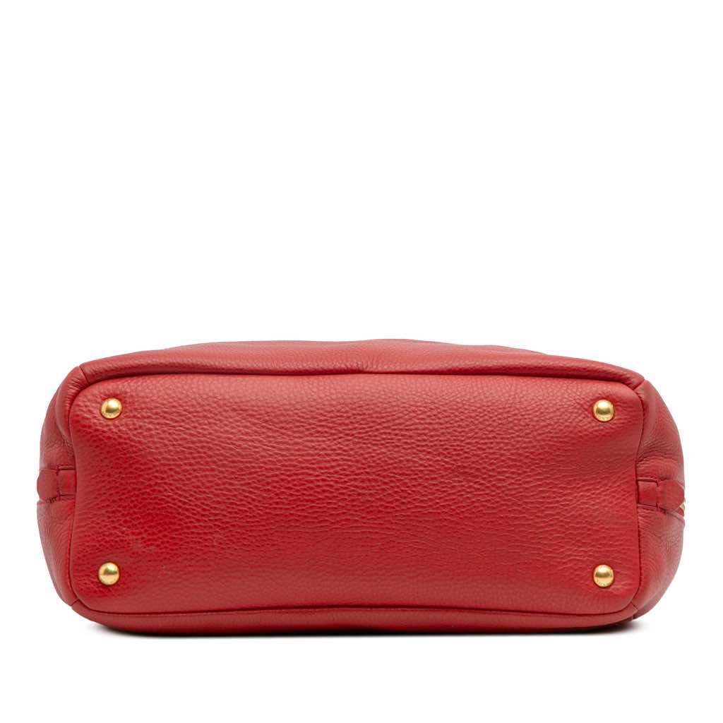 Prada Vitello Daino Side Zip Convertible Tote - 3
