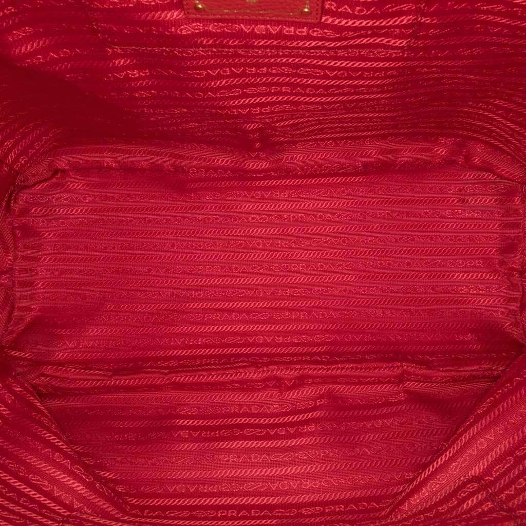 Prada Vitello Daino Side Zip Convertible Tote - 4