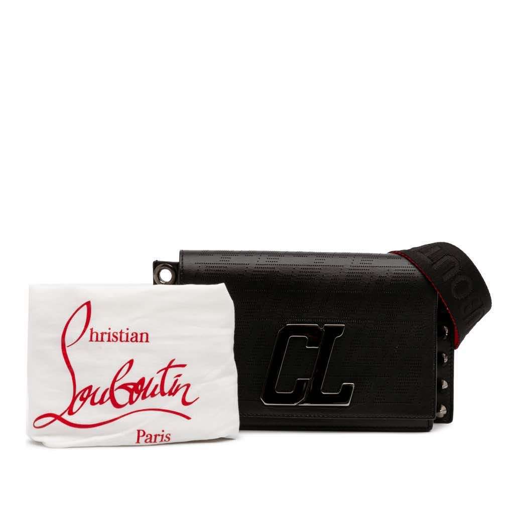 Christian Louboutin Leather Wallstrap Monogram Messenger Bag - Image 15