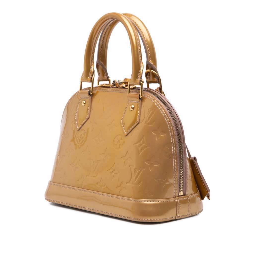 Louis Vuitton Monogram Vernis Alma BB - Back view