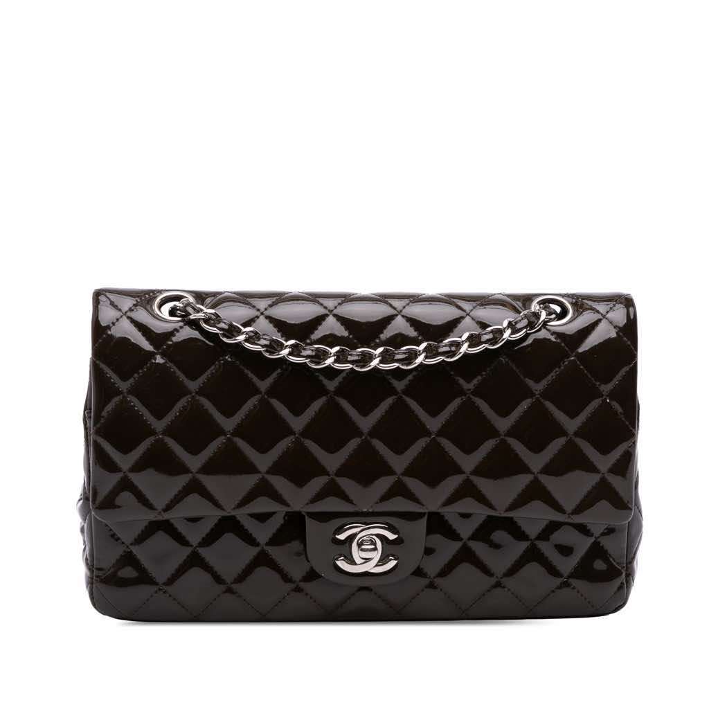 Chanel Medium Classic Patent Double Flap