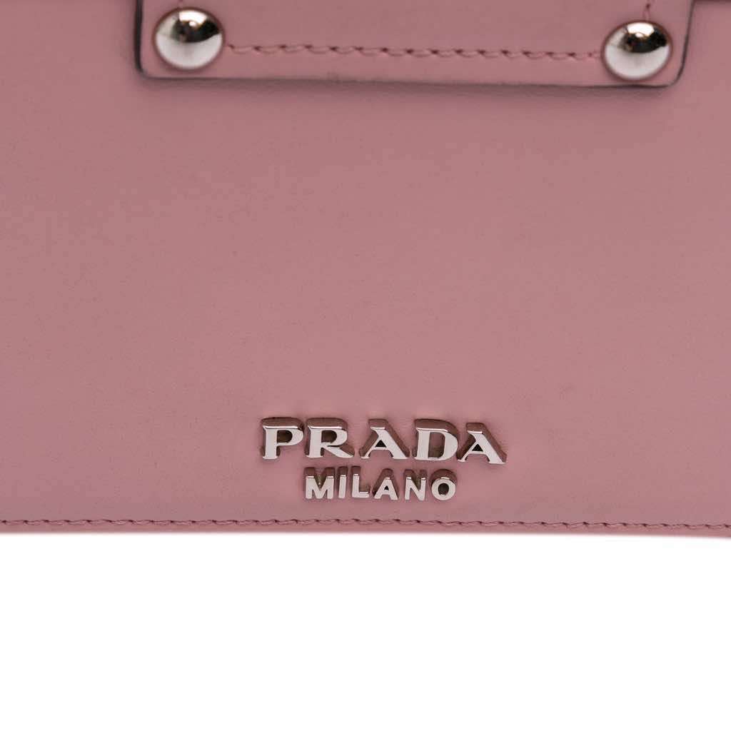 Prada City Calf Plex Ribbon Crossbody - Image 11