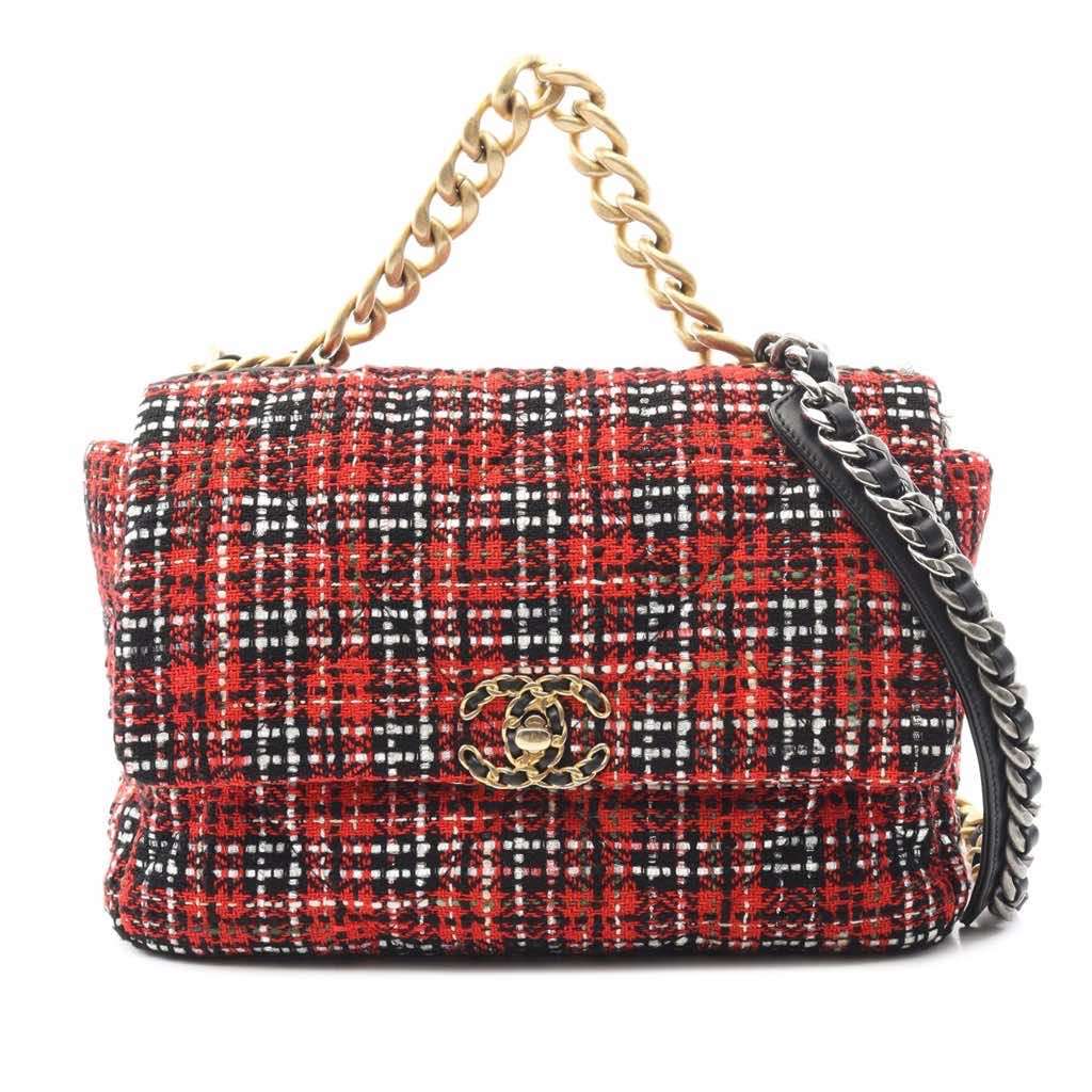 Chanel Large Tweed 19 Flap