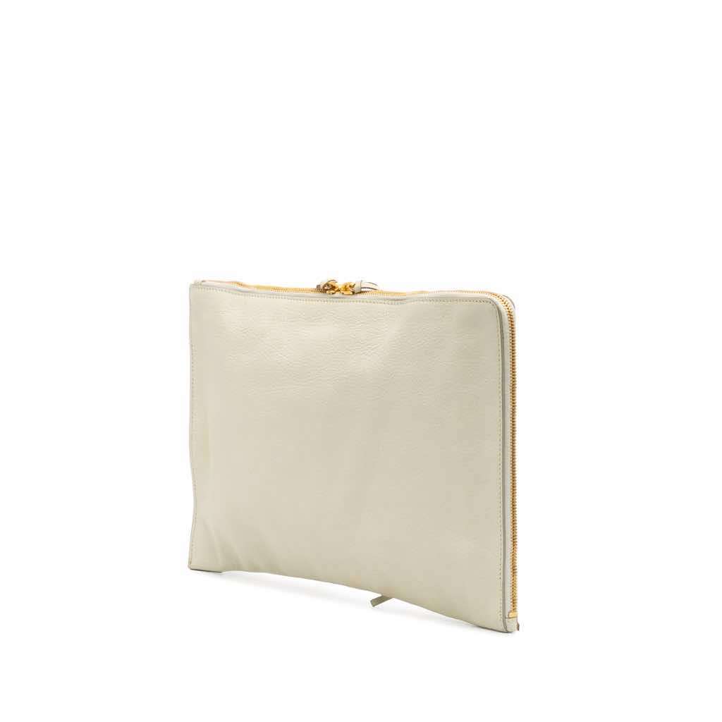 Balenciaga Chevre Motocross Classic Metallic Edge Clutch - 2