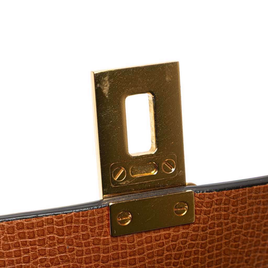 Chloé Small Bicolor Smooth and Grained Calfskin Drew Crossbody - Detail 2