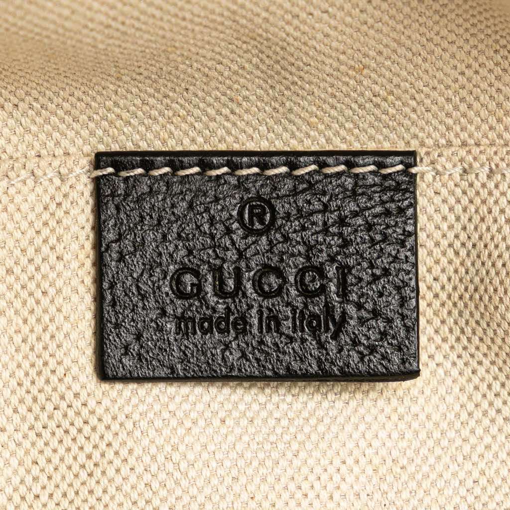 Gucci GG Velvet Double Buckle Backpack - Side view