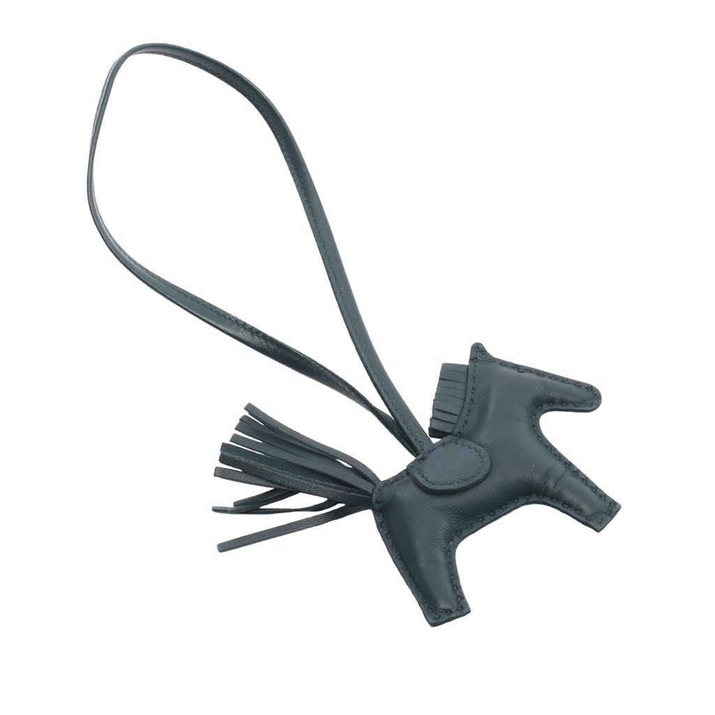 Hermès Milo Lambskin Grigri Rodeo Bag Charm PM - Back view