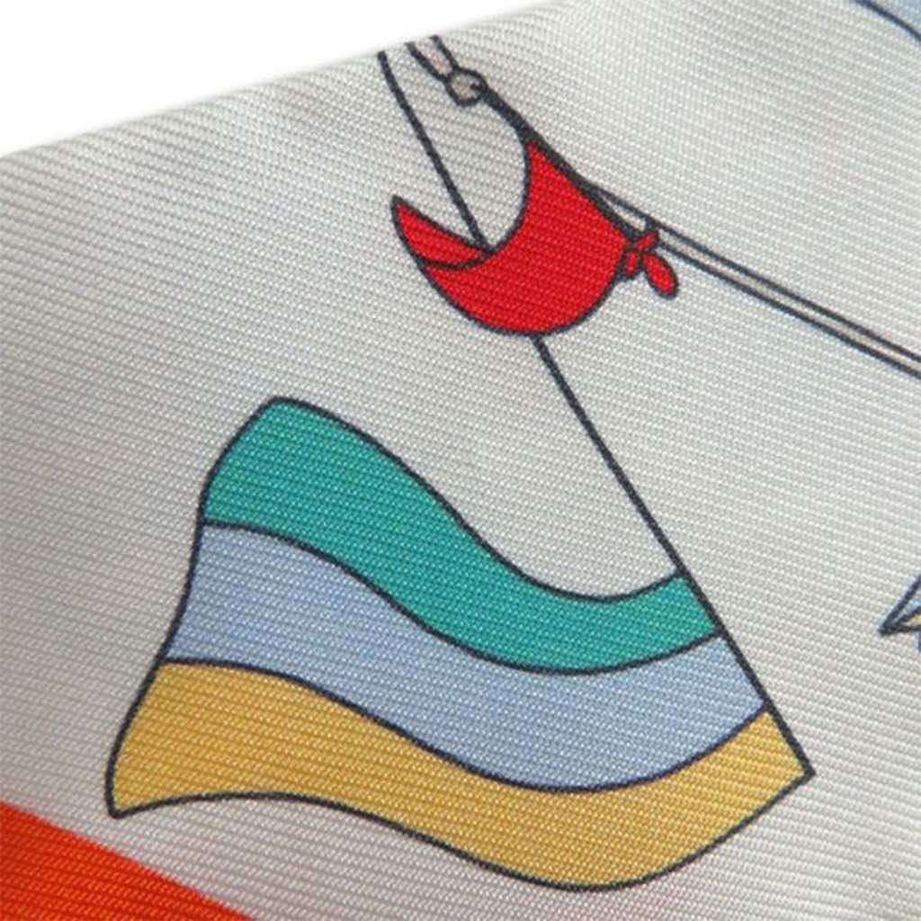 Hermès Les Folies Du Ciel Silk Twilly Scarf - Image 11