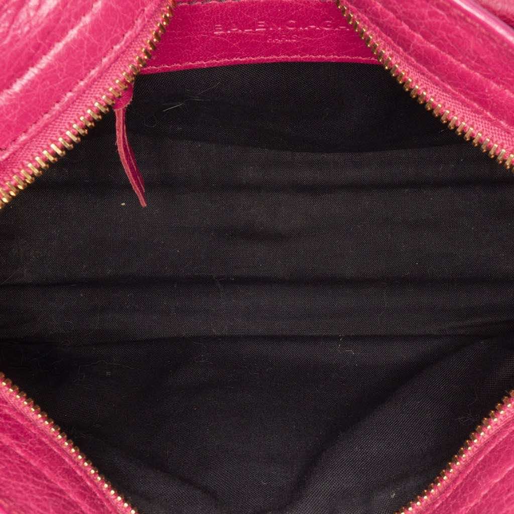 Balenciaga Mini Lambskin Motocross Giant 12 City Satchel - 4