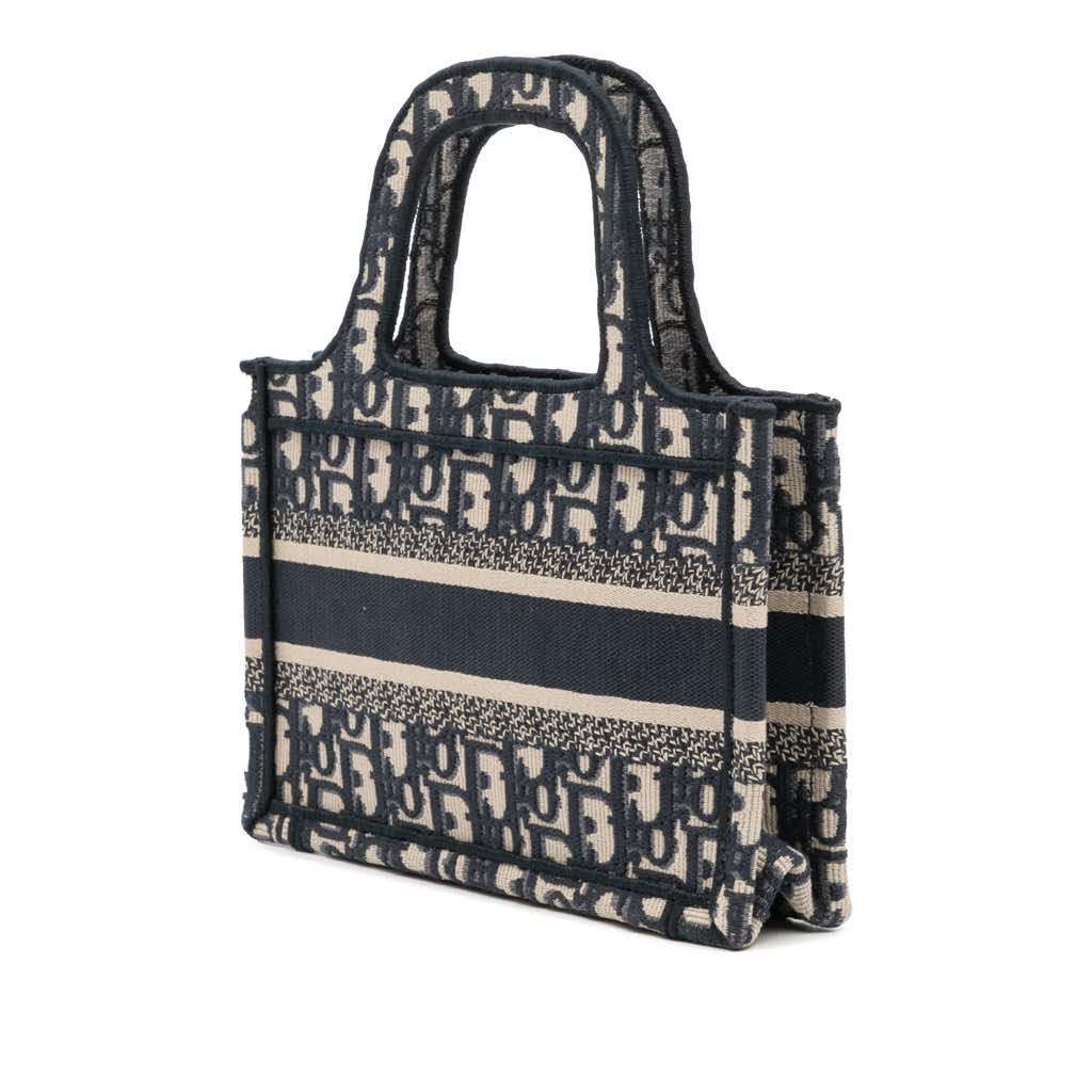 Dior Mini Oblique Canvas Book Tote - 2
