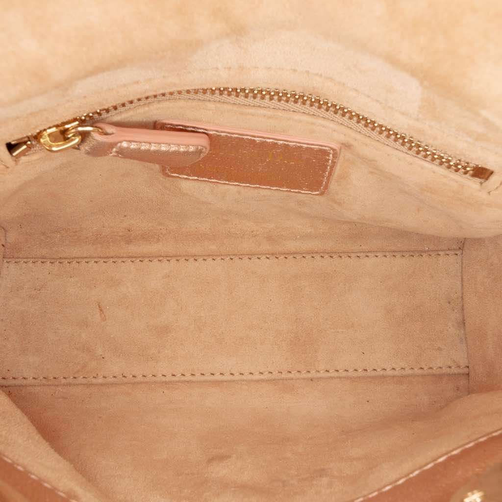 Dior Mini Metallic Lambskin Cannage Lady Dior - 4