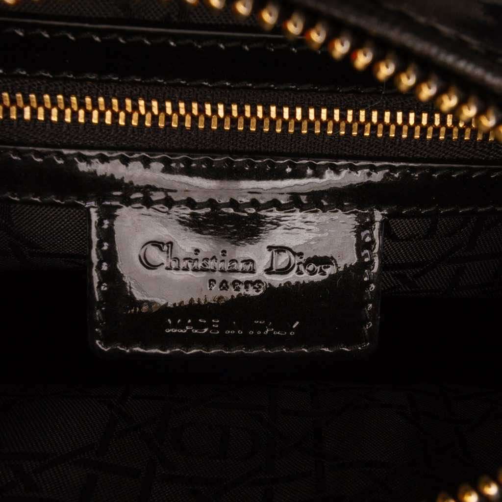 Dior Medium Patent Cannage Lady Dior - 5