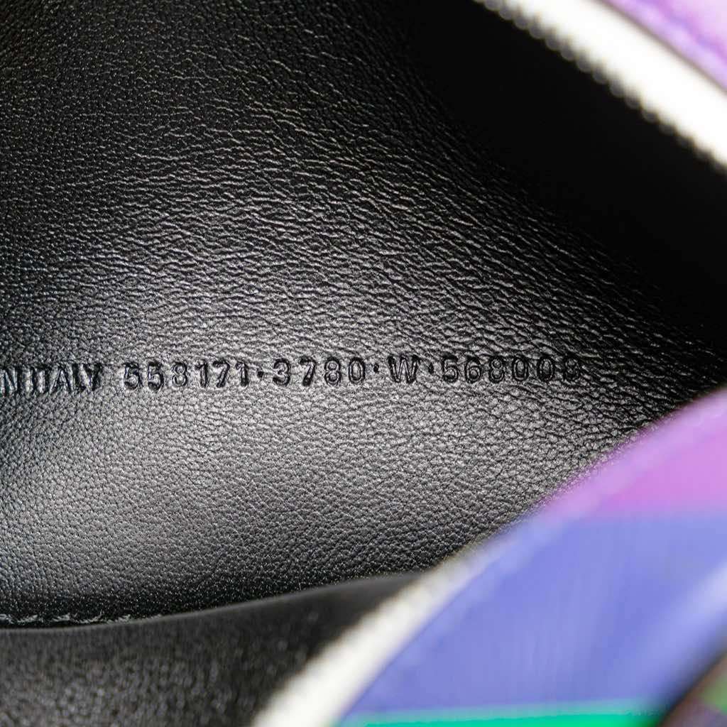 Balenciaga XS Leather Rainbow Logo Ville Camera Bag - Detail 1