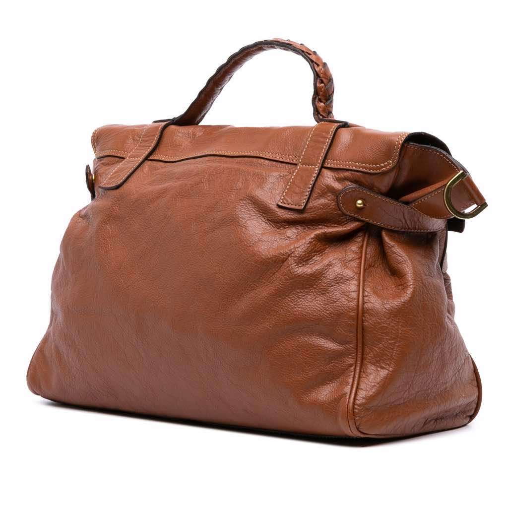 Mulberry Calfskin Alexa Satchel - 2