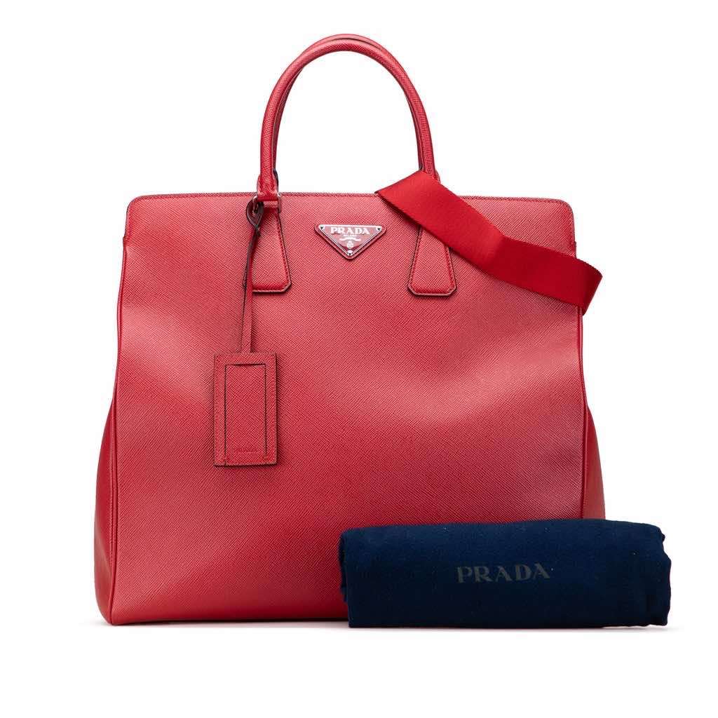 Prada Saffiano Cuir Tote - Image 12