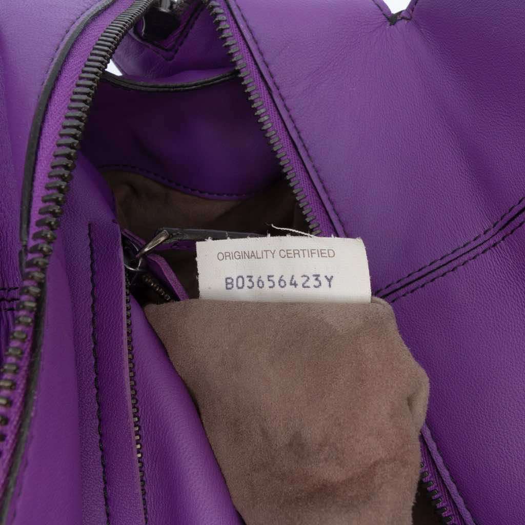 Bottega Veneta Small Nappa Intrecciato Monaco Satchel - Side view