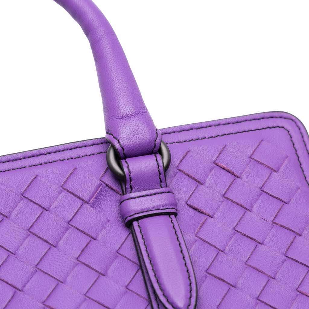 Bottega Veneta Small Nappa Intrecciato Monaco Satchel - Detail 2