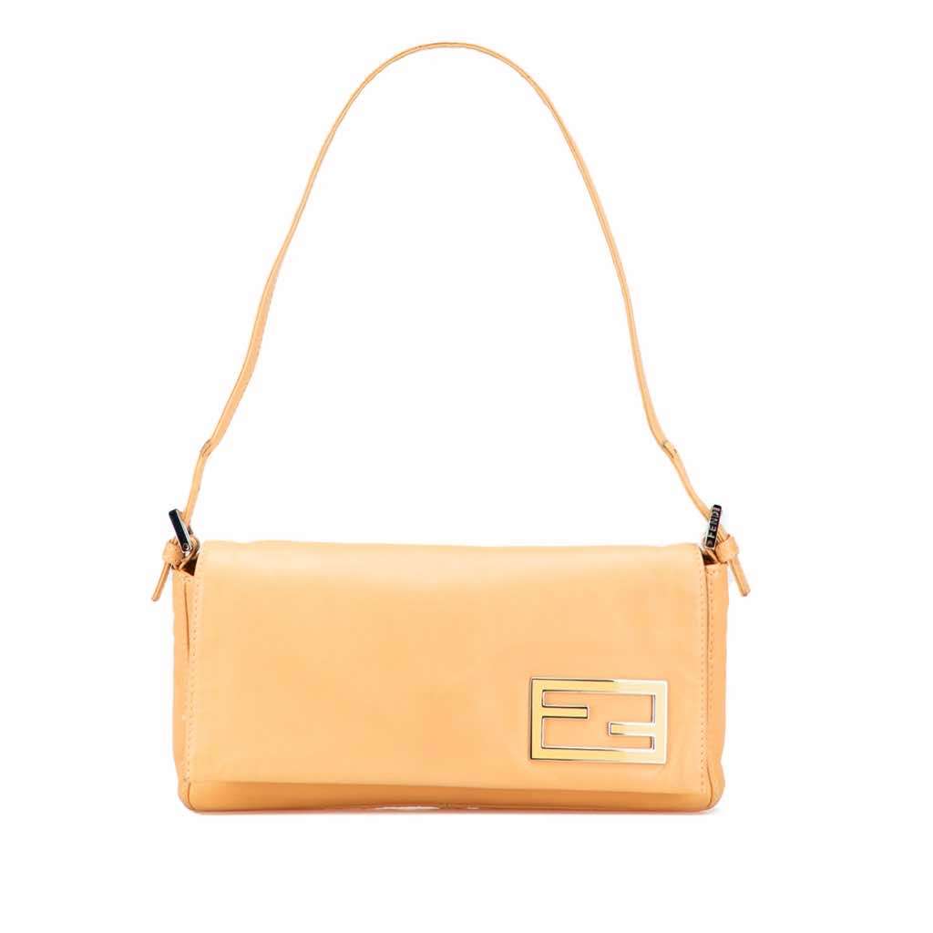 Fendi Leather FF Shoulder Bag