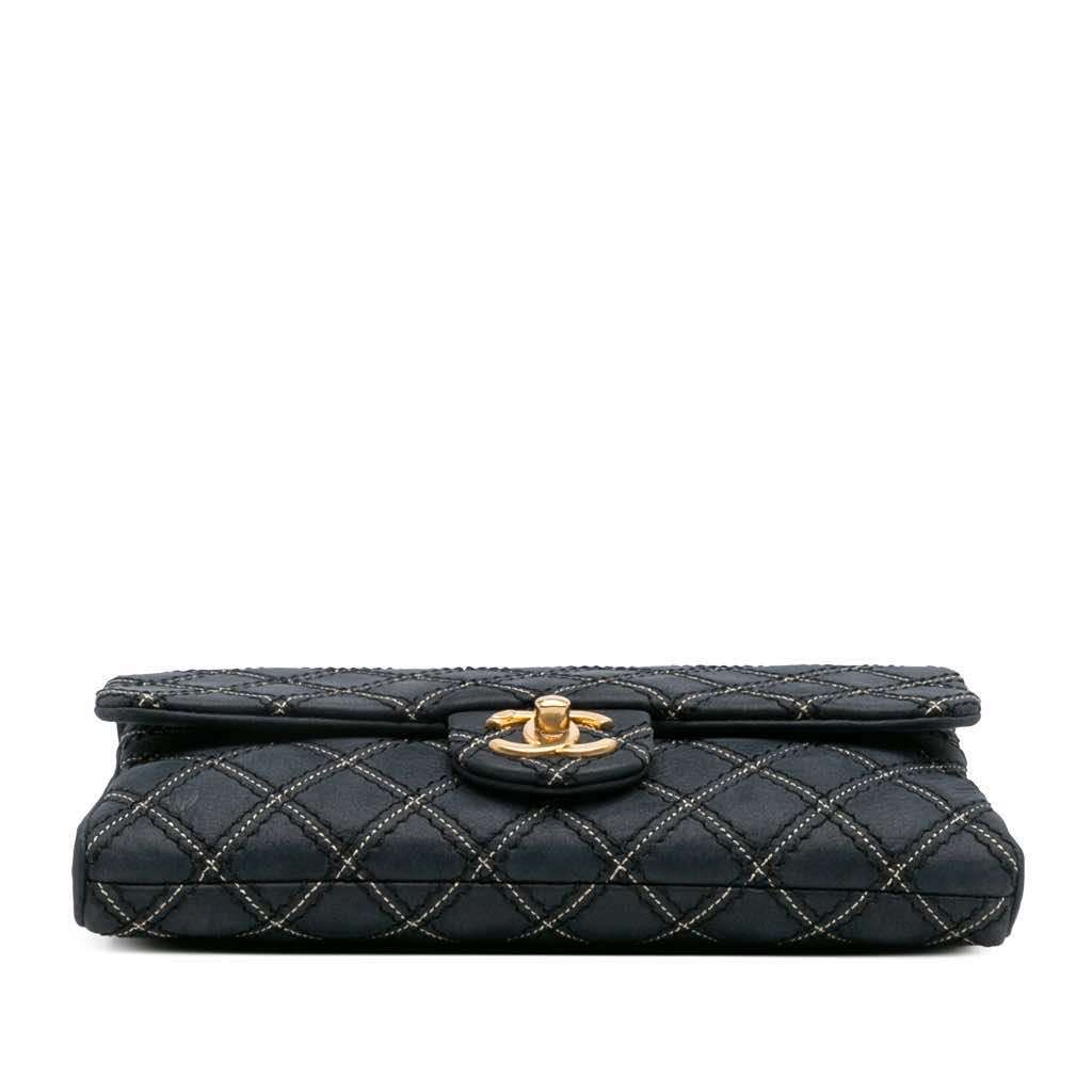 Chanel Medium Quilted Calfskin Triple Stitched Flap - 3