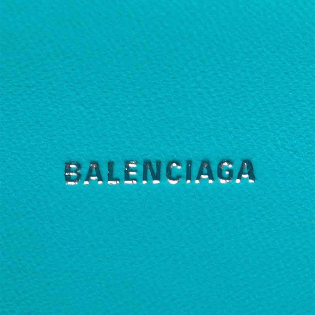 Balenciaga XS Croc Embossed Hourglass Top Handle Bag - Side view