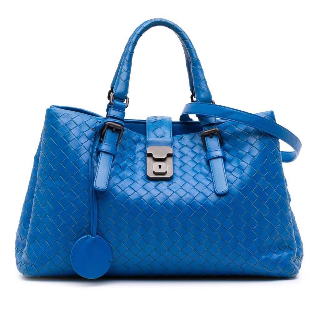 Bottega Veneta Small Nappa Intrecciato Roma Satchel